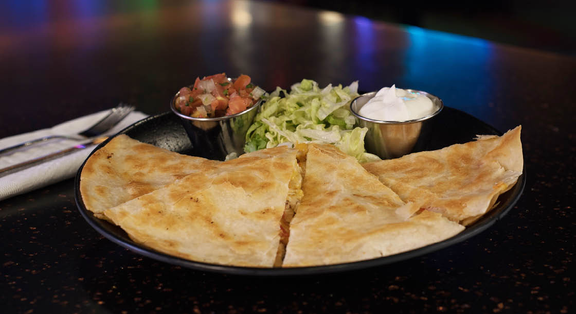 Quesadillas at Lil' Wagner's Restaurant at Derby City Gaming in Louisville, KY