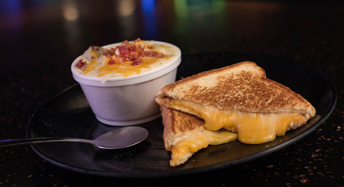Grilled Cheese Sandwich at Lil' Wagner's Restaurant at Derby City Gaming in Louisville, KY
