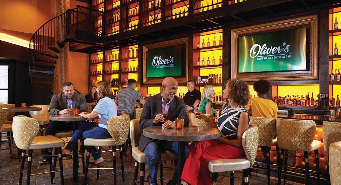 Oliver's Chop House and Bourbon Bar at Derby City Gaming in Louisville, KY