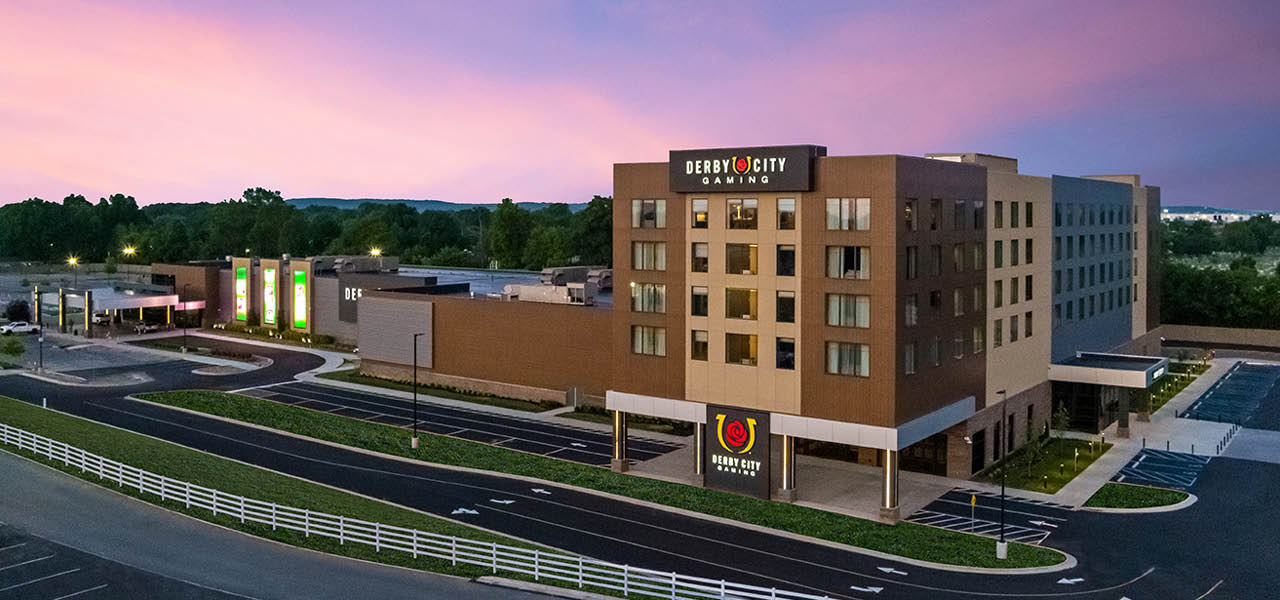 Derby City Gaming and Hotel Exterior