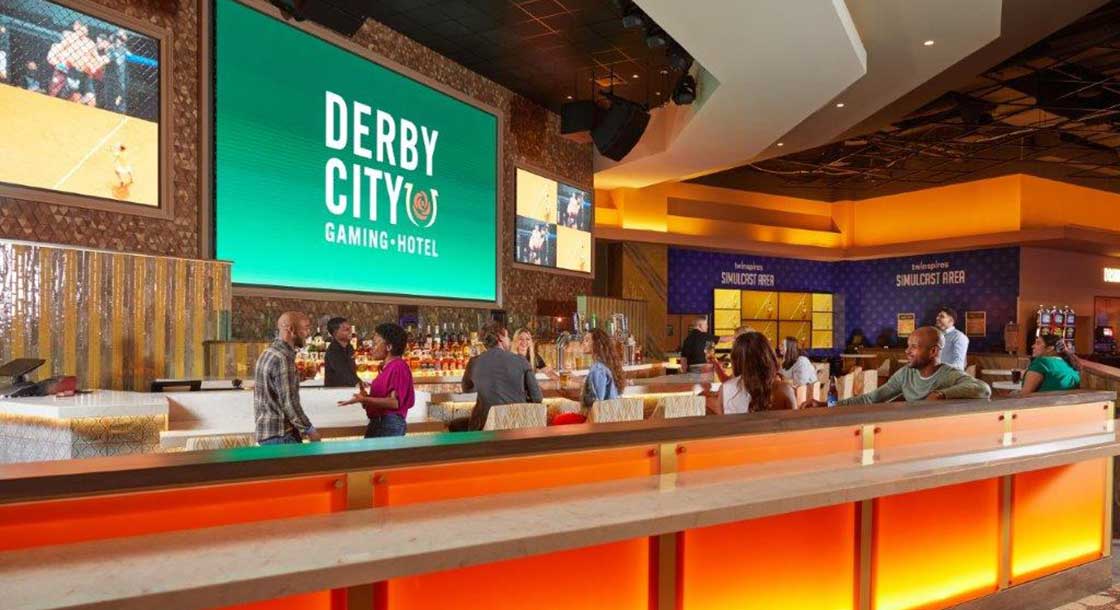Sports and Stage Bar at Derby City Gaming in Louisville, KY