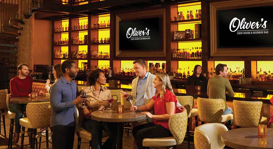 Group at Oliver's Chop House & Bourbon Bar