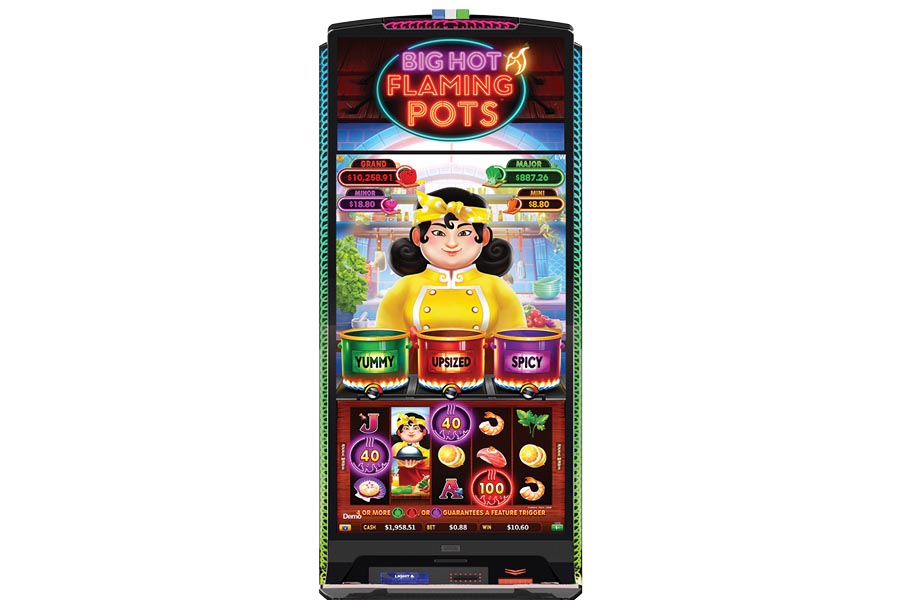 Big Hot Flaming Pots Gaming Machine