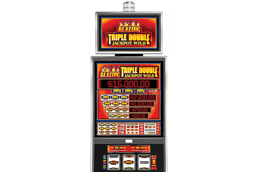 New game Blazing 777 Triple Double Jackpot Wild at Derby City Gaming